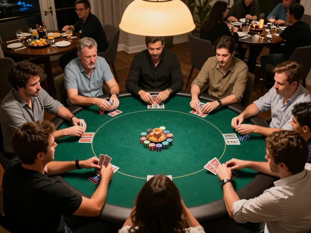 Players engage in a lively poker game, showcasing the strategic gameplay experience at 559X.