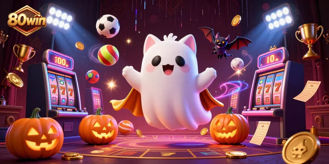 Engage in thrilling gaming experiences with 80win's vibrant casino features and lively characters.