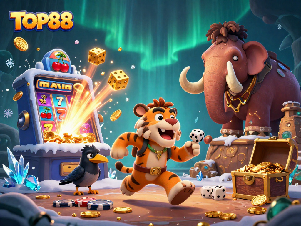 Experience exciting wins at TOP88's prehistoric casino, with jackpots and fun gameplay.