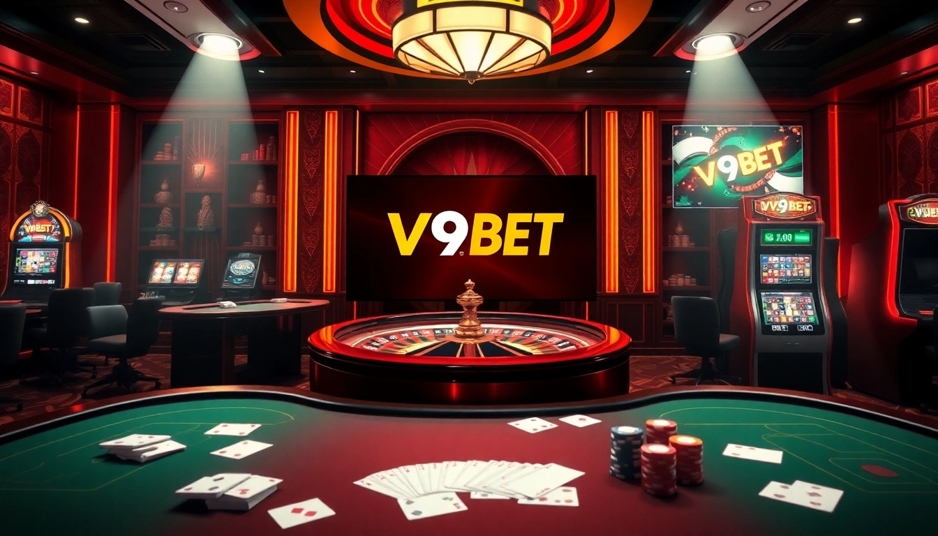Experience online gaming excitement with V9BET đăng nhập through engaging casino visuals and interactive gaming elements.