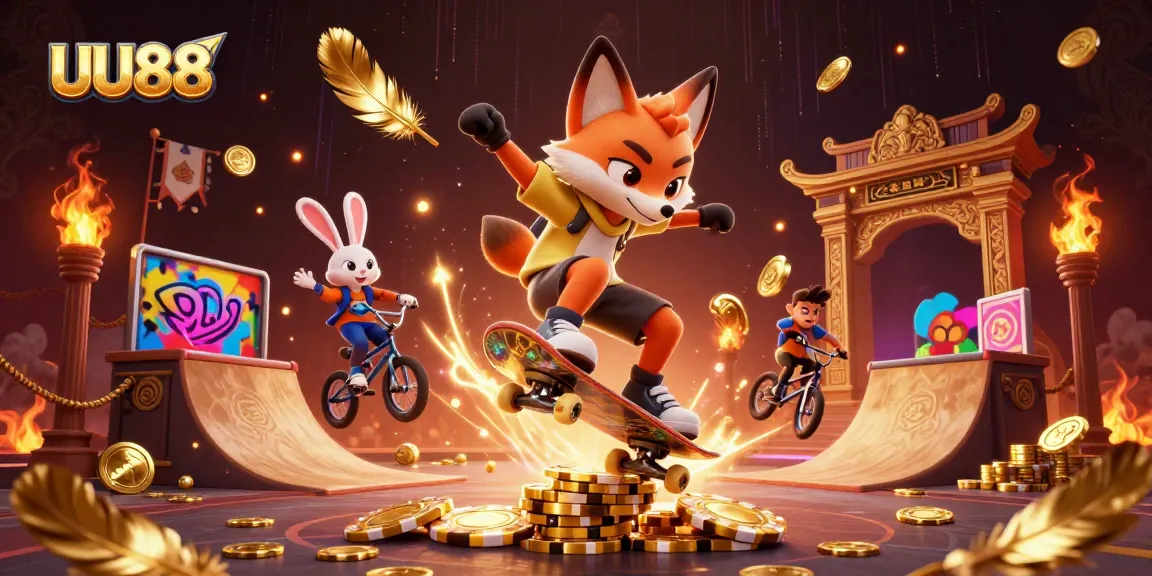 Engage with UU88 by playing thrilling casino games surrounded by vibrant 3D action.