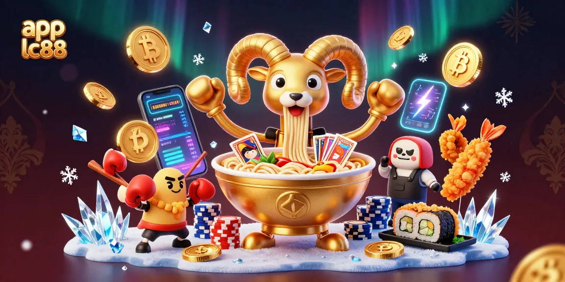 Experience the thrill of app lc88 with vibrant 3D characters engaging in high-stakes gambling.