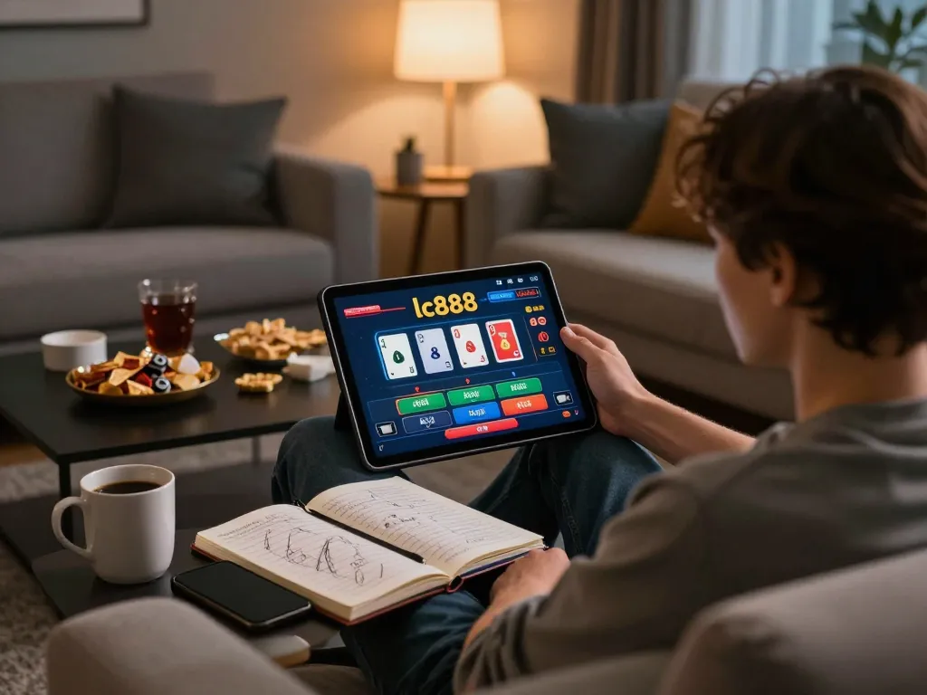 Player engaging with the lc888 online casino interface for a memorable gaming experience.
