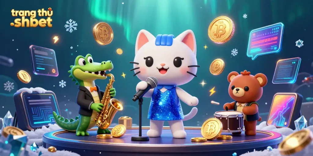 Engage with the immersive world of trang chủ shbet in this vibrant casino-themed illustration.