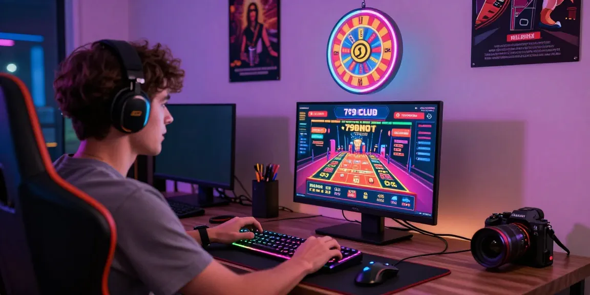 Enthusiastic player enjoying the vibrant gaming experience on 79club platform.