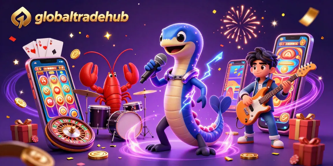 Engage with exciting games at globaltradehub, showcased by vibrant underwater casino scene.