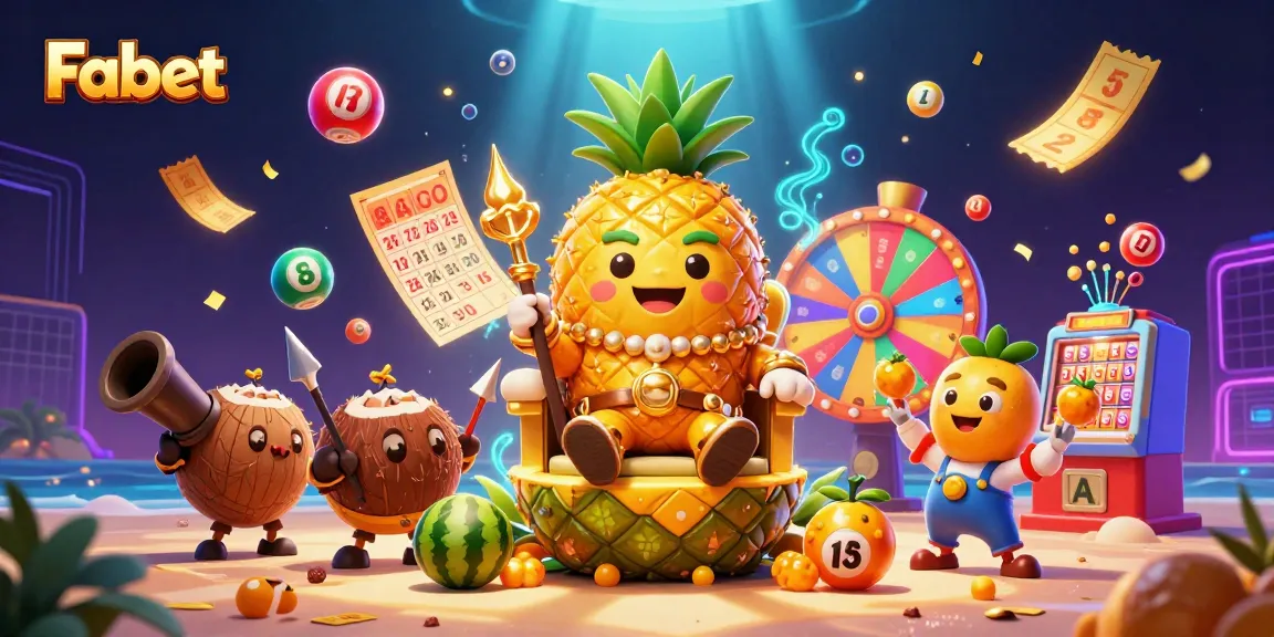Fabet offers exciting online gaming adventure with vibrant characters and lively casino elements.