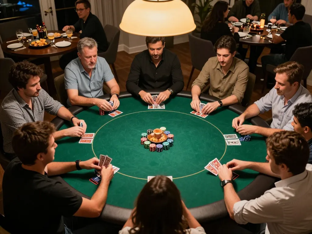 Players engage in a lively poker game, showcasing the strategic gameplay experience at 559X.