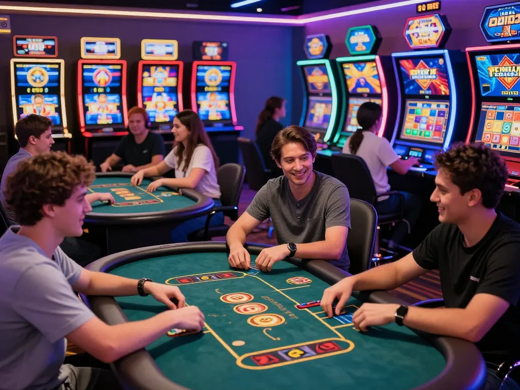 Players enjoying exciting games at 887bet's online casino platform.