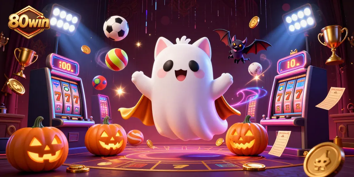 Engage in thrilling gaming experiences with 80win's vibrant casino features and lively characters.