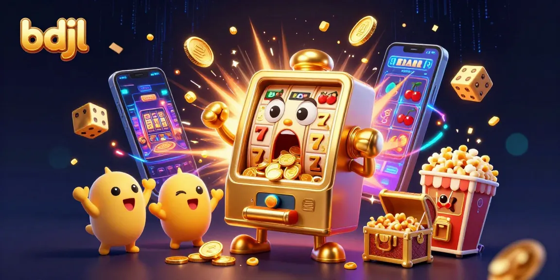 Engage with the bdjl jackpot frenzy as golden slot machines celebrate winning with coins and fun!
