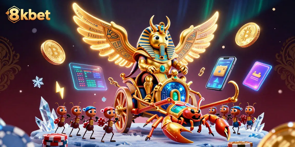 Experience the thrills of 8kbet in this vibrant casino scene with dynamic gaming elements.