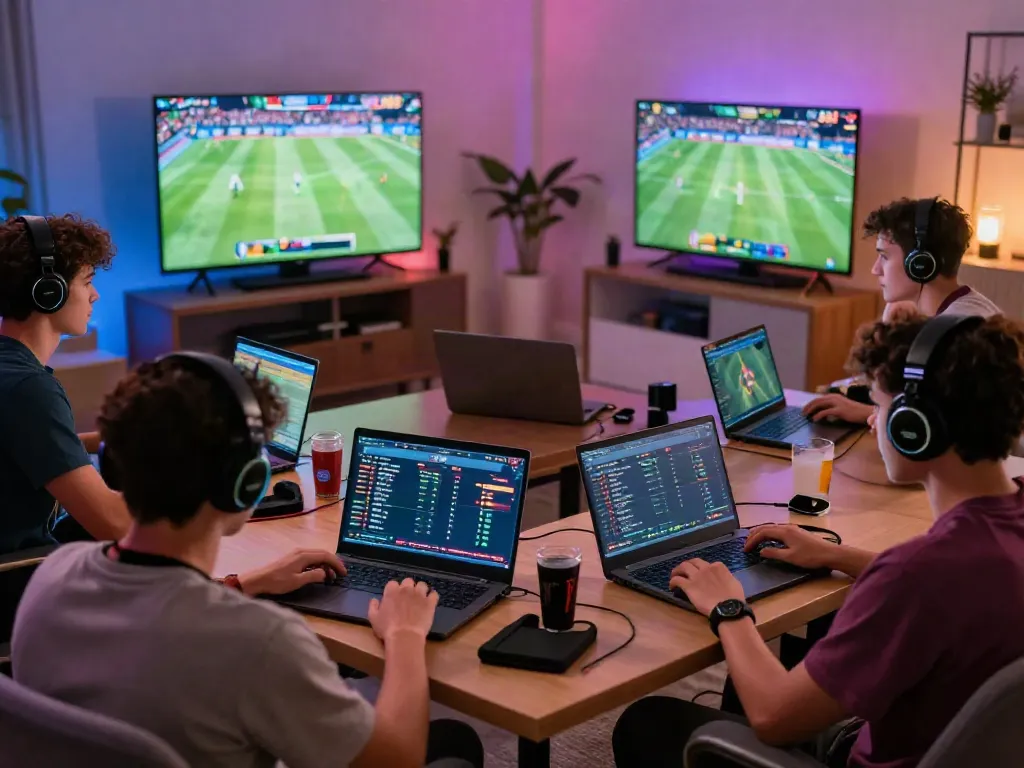 Online gaming experience at https://man88.hair/ with players engaged in live sports betting.
