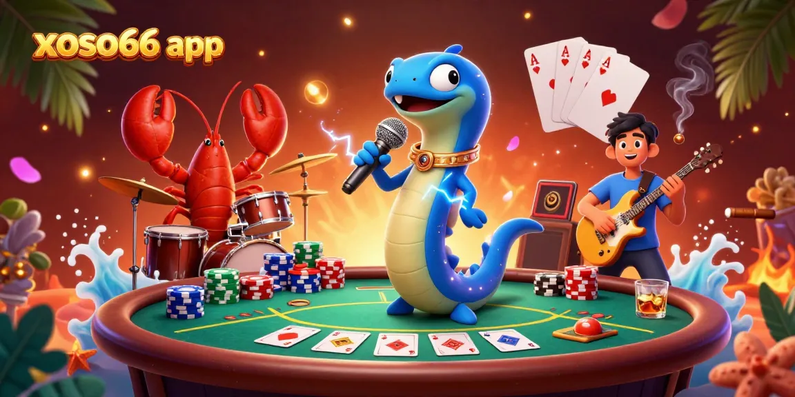 Experience exciting moments with the xoso66 app in an underwater casino scene.