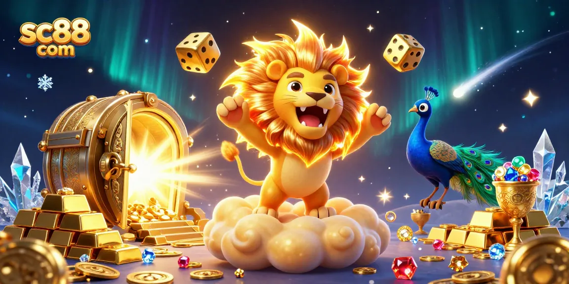 Unleashing big wins at sc88 com with animated characters and dazzling casino elements.