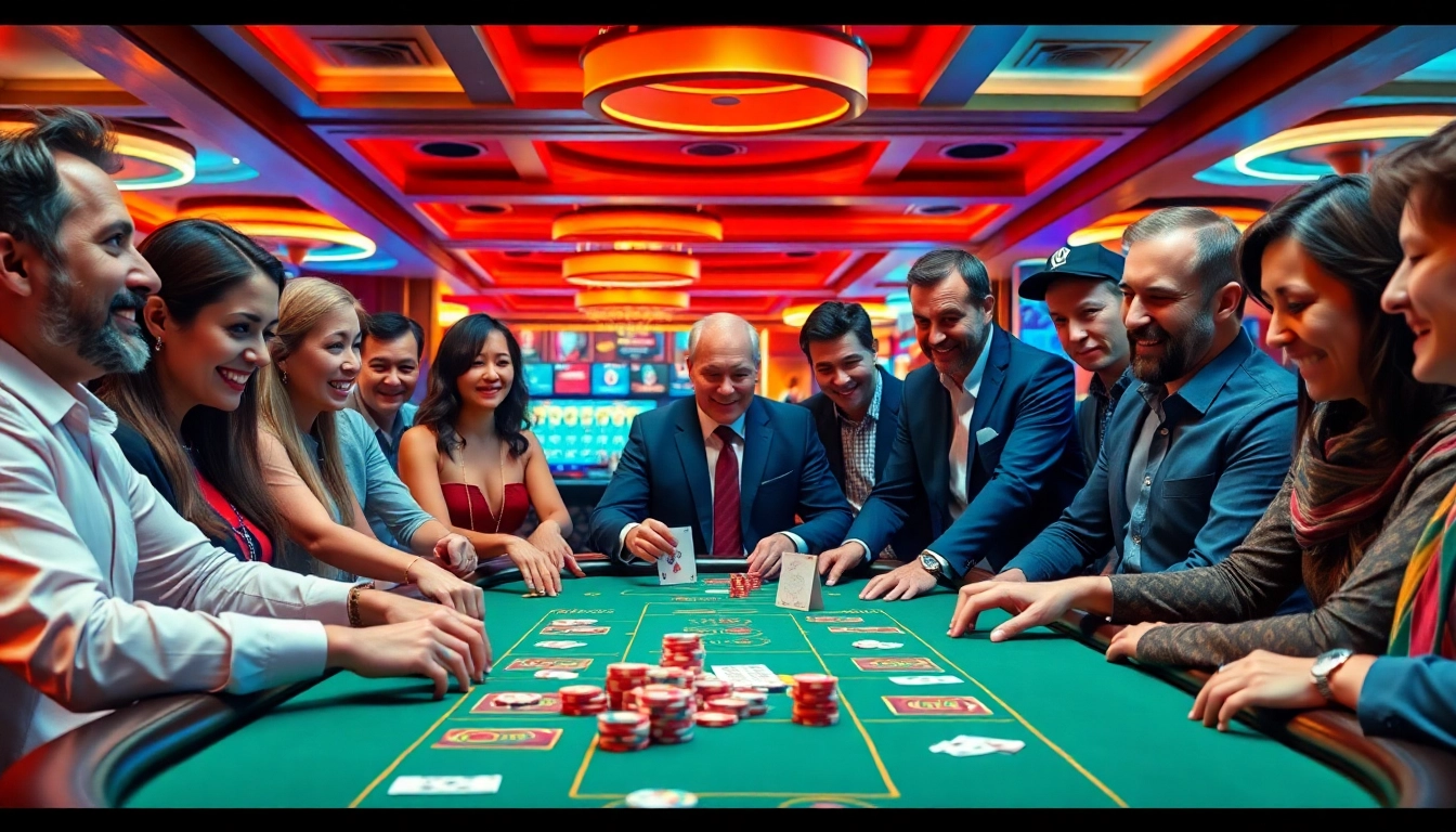 Erleben Sie spannende Casino Bonus ohne Einzahlung neu mit farbenfrohen Chips und Karten am Tisch.