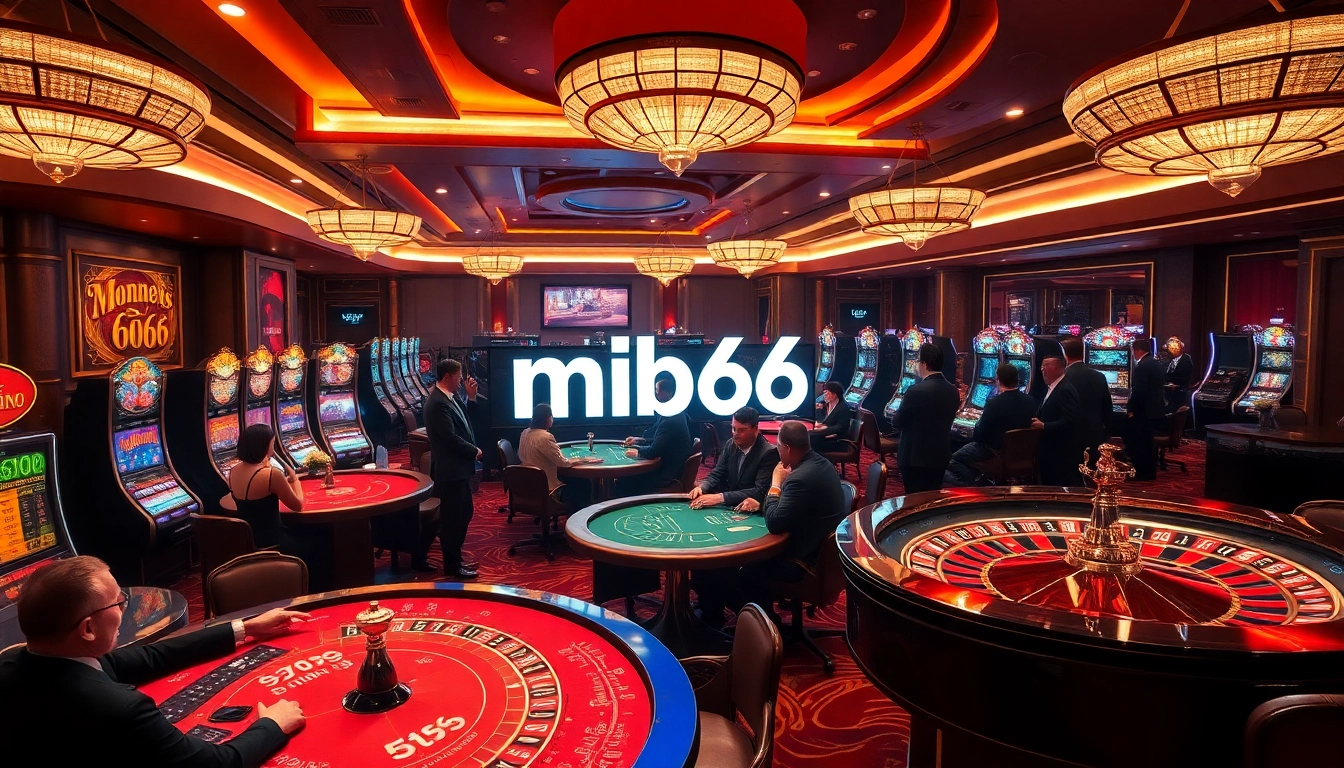 Experience the excitement of gambling at mb66 with vivid casino action and elegant players.