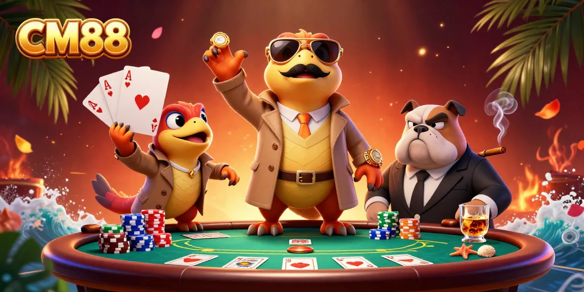 Experience CM88 excitement with raptors vying to enter a VIP lounge in a vibrant casino scene.