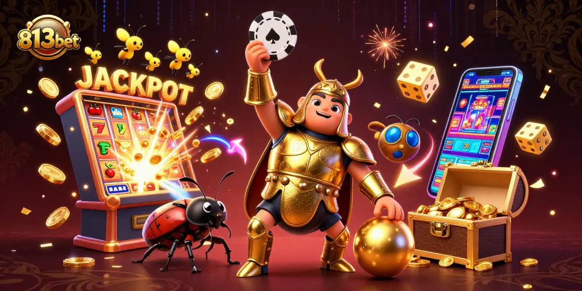 Ganhe jackpots emocionantes com 813bet, uma plataforma incrível de slots e cassino online.