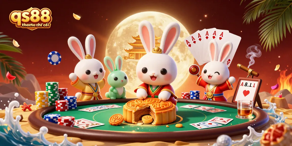 Experience thrilling gaming at qs88 trang chủ chính thức as the moon rabbit plays for high stakes!