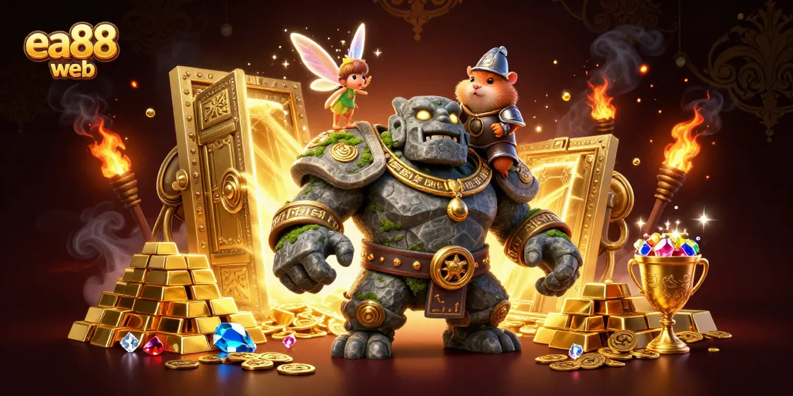 Spin the reels at ea88 web with enchanting characters in a vibrant casino environment.