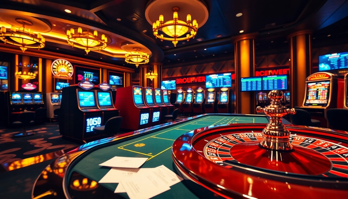 Experience the thrill of online betting with bongdanet displaying vibrant casino elements and sports action.