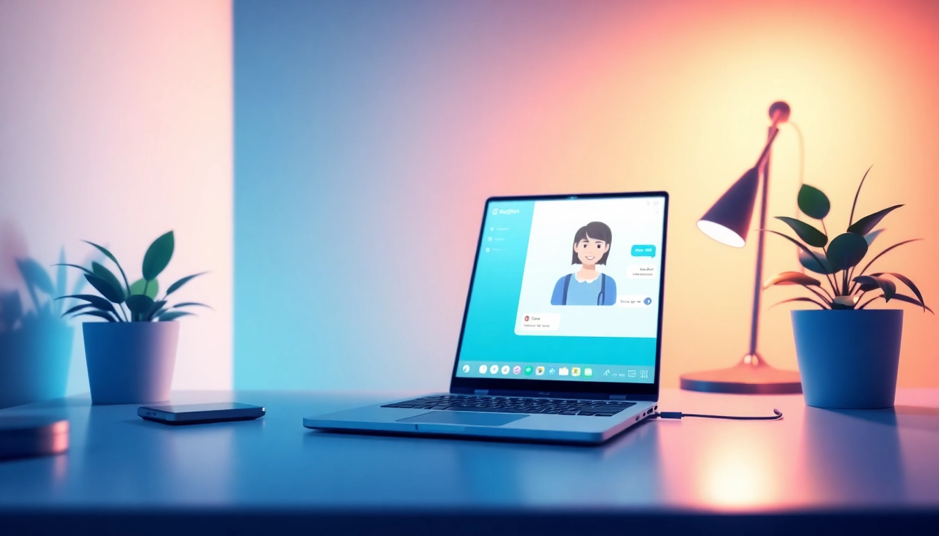 Engaging Crushon AI platform showcasing interactive chat interface and AI character.