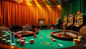 Experience the excitement of a high-stakes rikbet poker game with vibrant chips and cards.