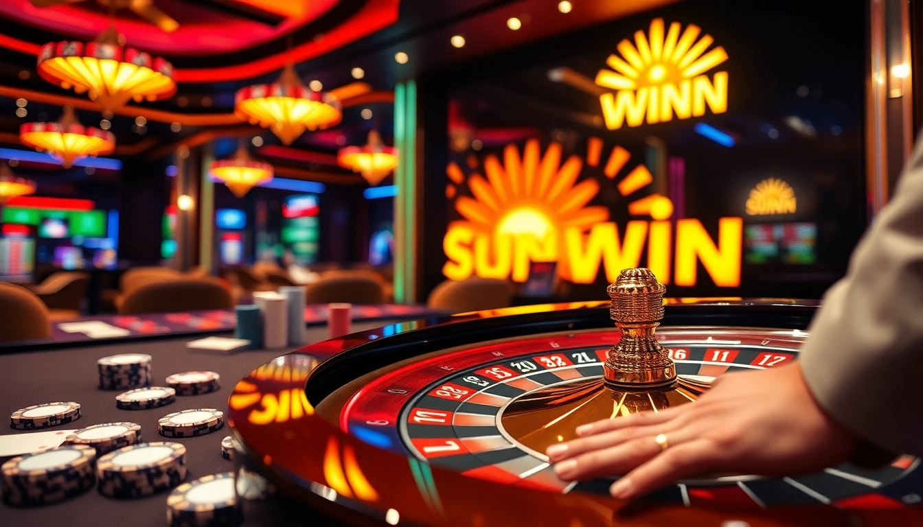 Experience the thrill of Sun win gambling at a luxurious casino.