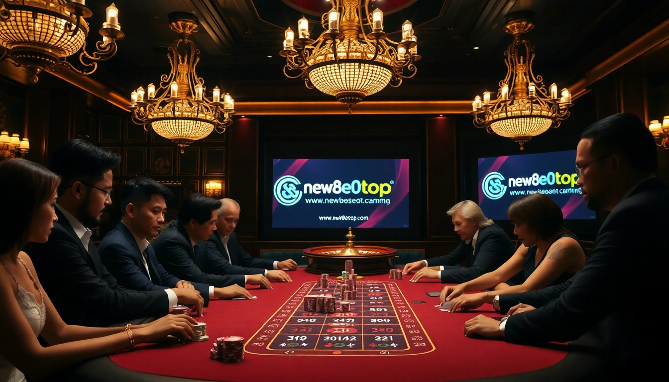 Experience the thrill of gaming at www.new88seotop.com with elegant poker and roulette tables.