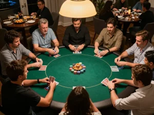 Players engage in a lively poker game, showcasing the strategic gameplay experience at 559X.