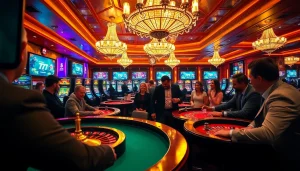 Experience thrilling gaming action at 7hh with vibrant slots, poker tables, and live betting options.
