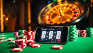 Vencendo no melhor app de renda extra no Brasil com vibes de cassino de luxo e fichas de pôquer.