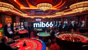 Experience the excitement of gambling at mb66 with vivid casino action and elegant players.