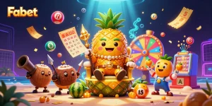 Fabet offers exciting online gaming adventure with vibrant characters and lively casino elements.