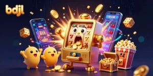 Engage with the bdjl jackpot frenzy as golden slot machines celebrate winning with coins and fun!