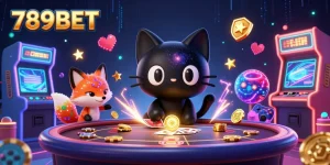 Engage with thrilling games at 789BET featuring exciting characters and vibrant casino elements.